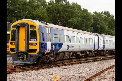 Northern has returned to service its first Class 158 DMU to be fully refurbished by Arriva Train Care.
